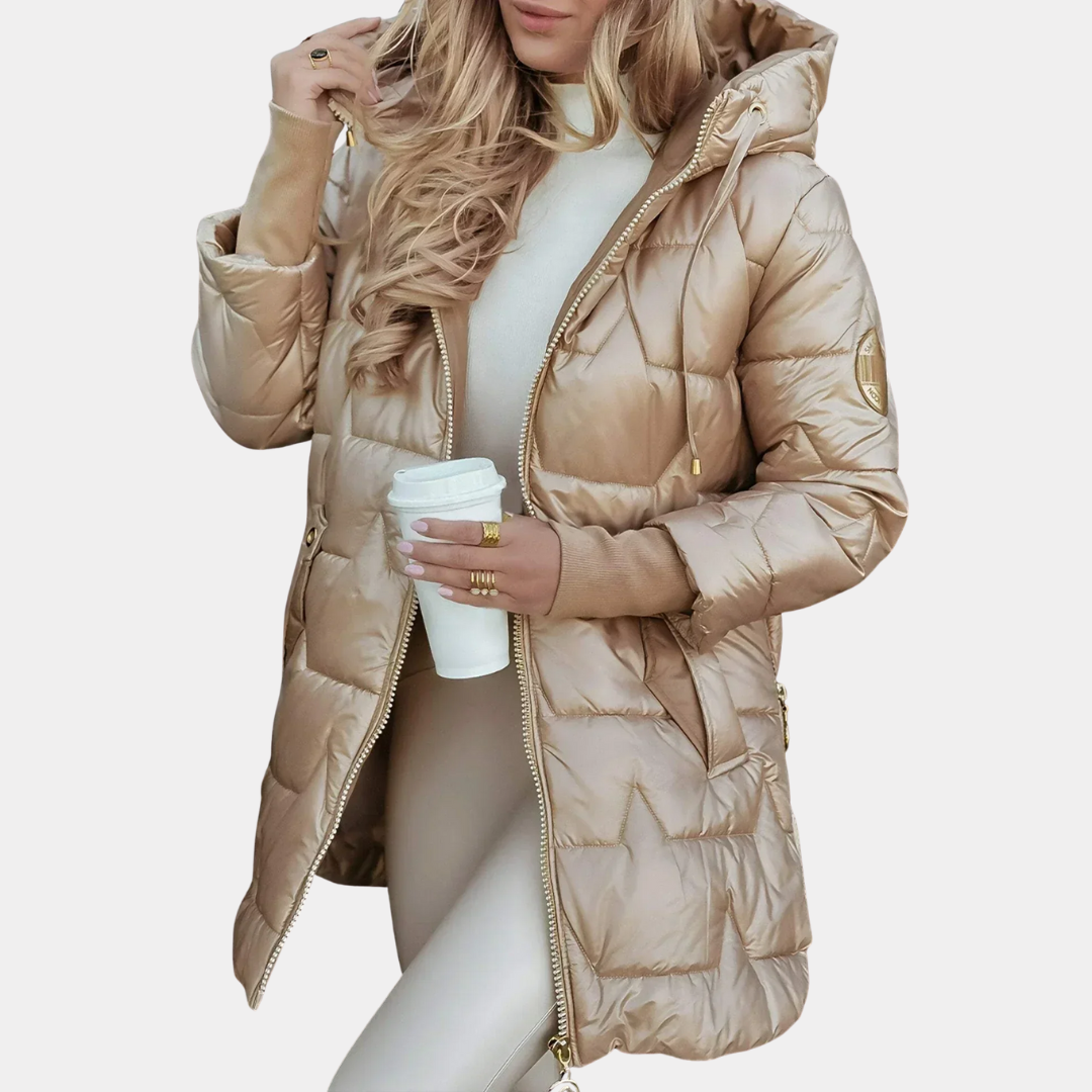 Aira Nord™ | Elegant och varm vinterrock med huva