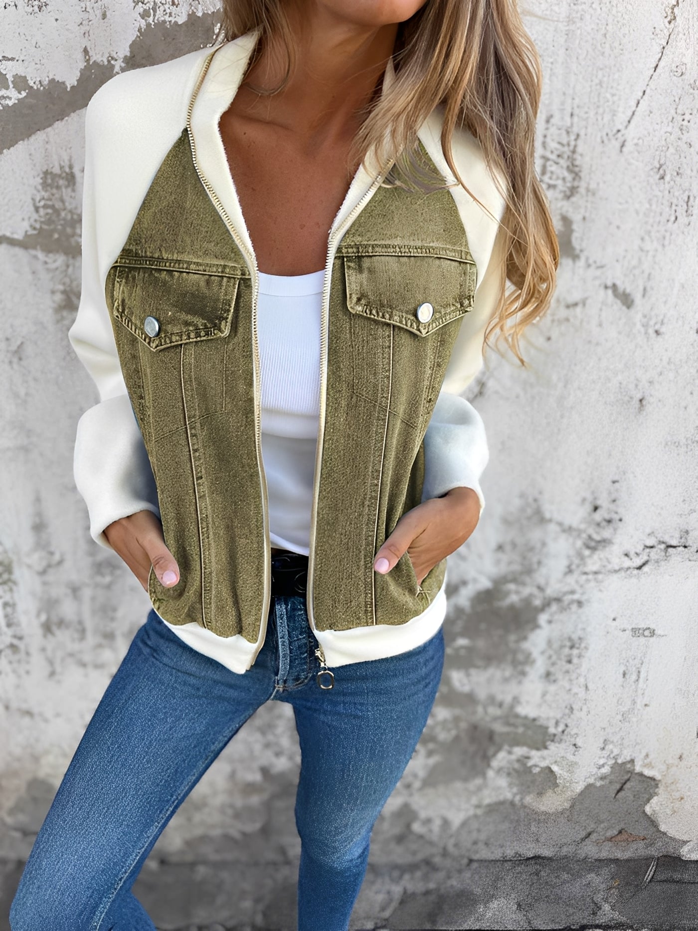 Aira Nord™ | unik denimjacka med vintage twist