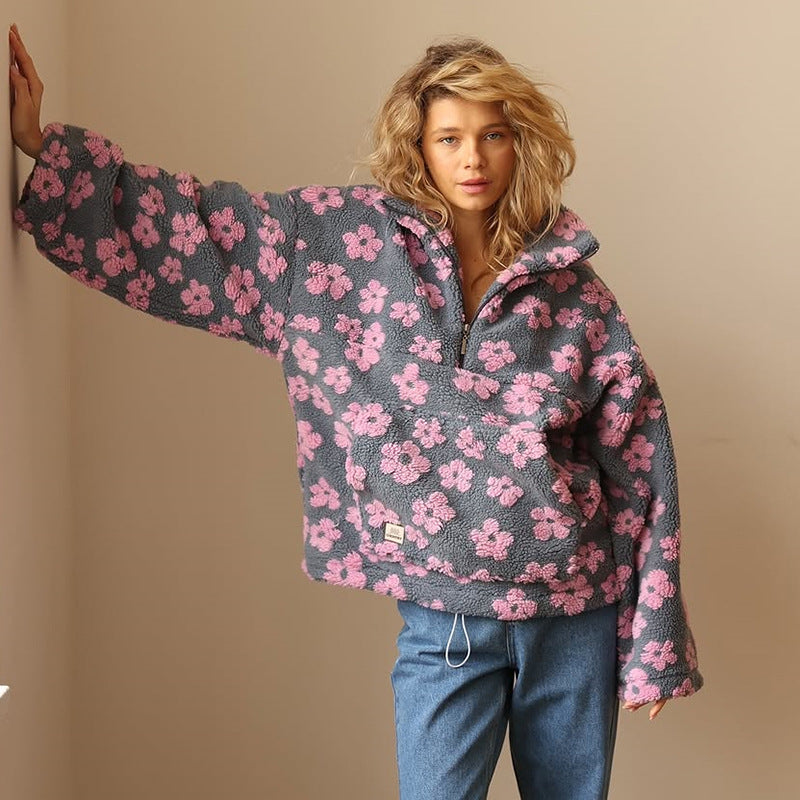 Aira Nord™ | Cozy Bloom Fleecejacka
