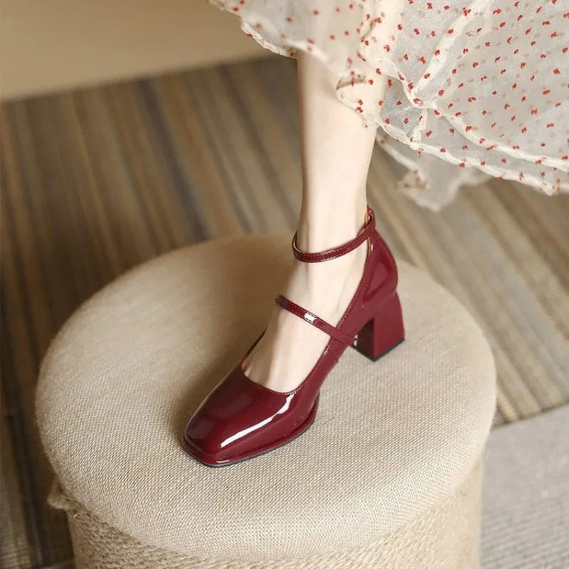 Aira Nord™ | Eleganta Mary Janes med ankelrem