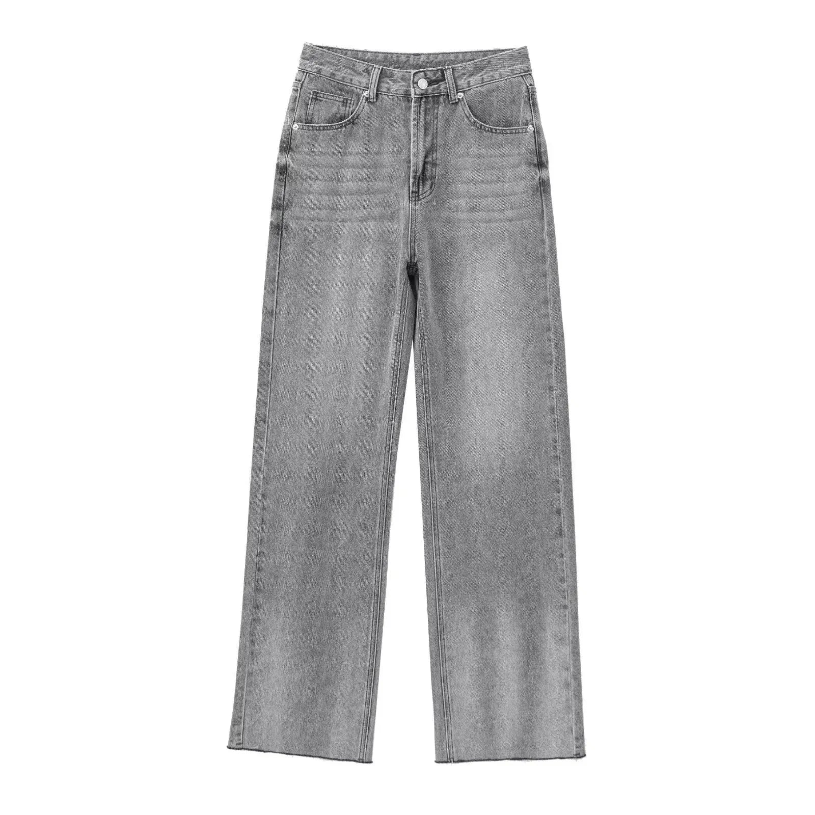 Aira Nord™ | Grå Utställd Jeans