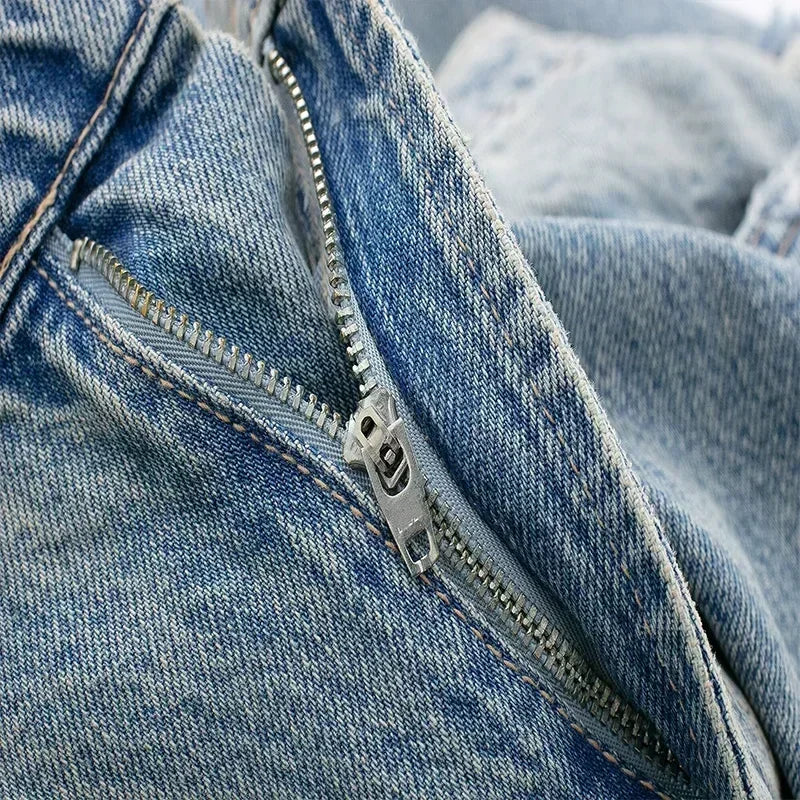Aira Nord™ | Jean Patchwork Zerstört