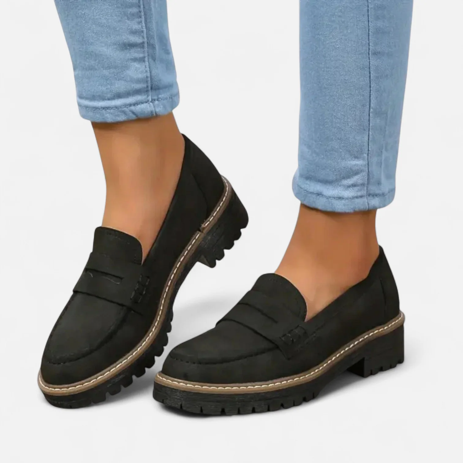 Aira Nord™ | Eleganta moccasiner med ortopediskt stöd