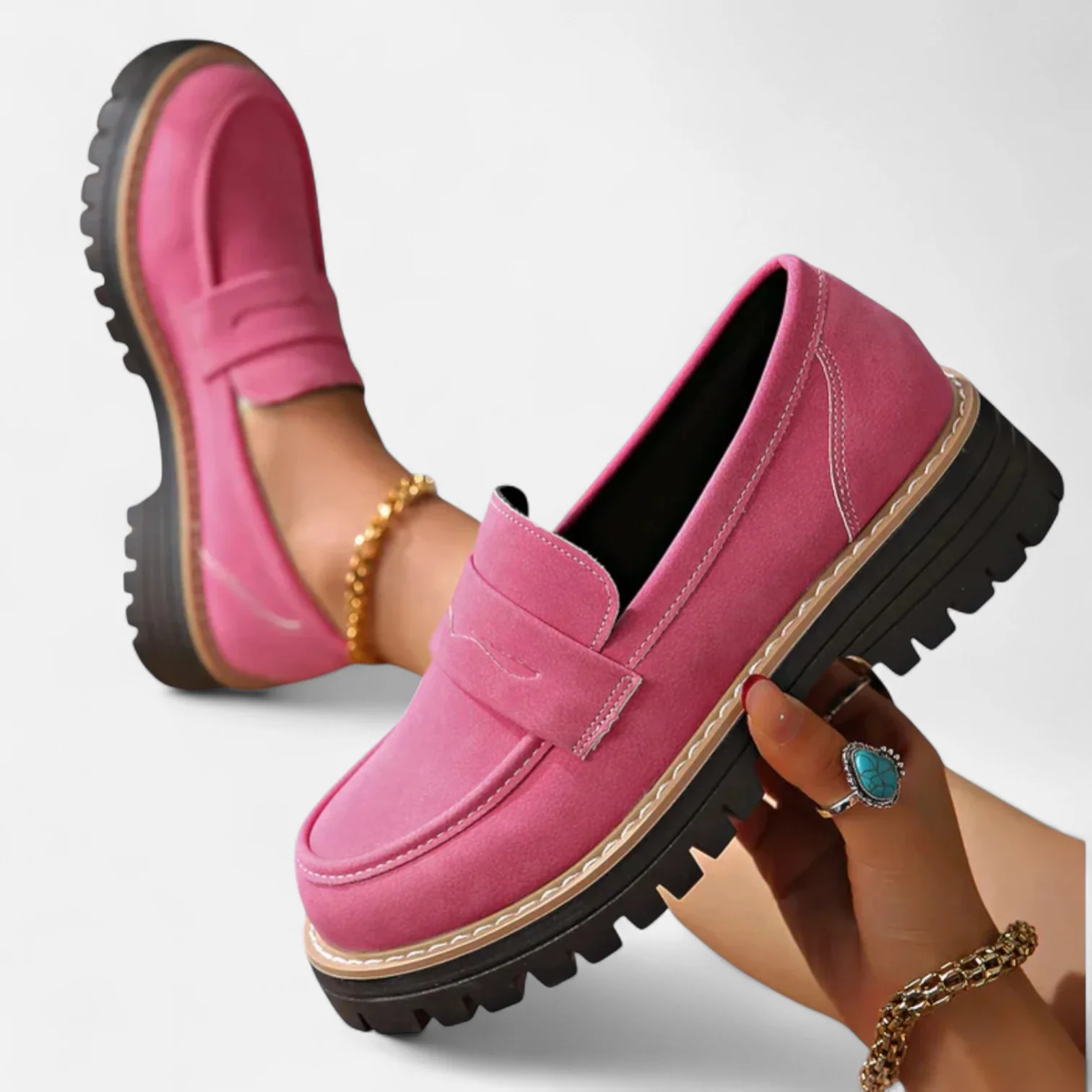 Aira Nord™ | Eleganta moccasiner med ortopediskt stöd