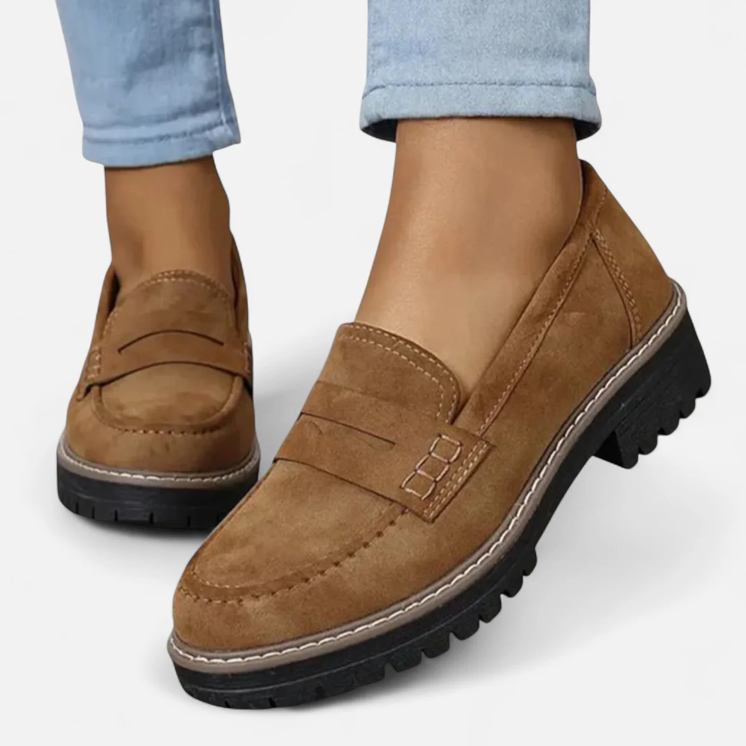 Aira Nord™ | Eleganta moccasiner med ortopediskt stöd