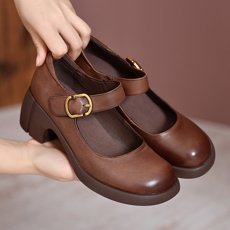 Aira Nord™ | Läder Mary Janes