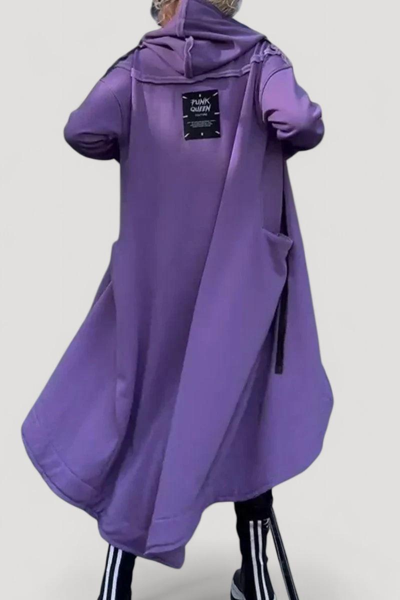 Aira Nord™ |  Lång hoodie med dragkedja