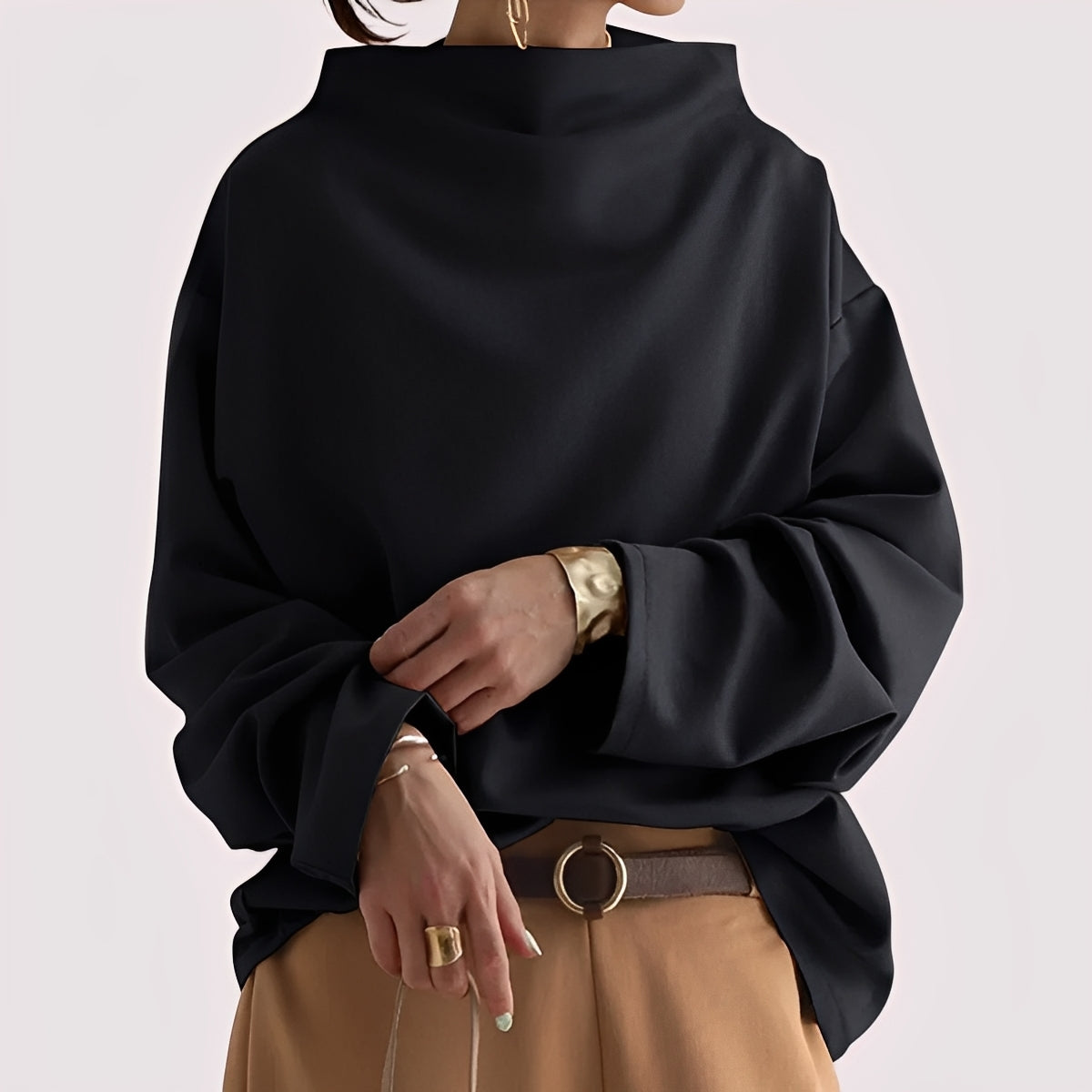 Aira Nord™ | chic tröja med hög krage