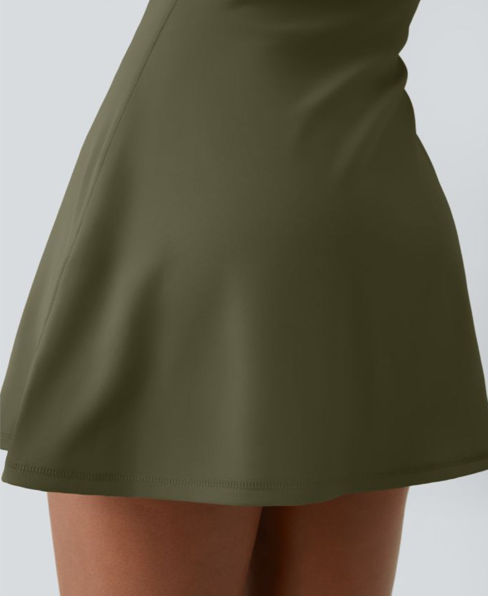 Aira Nord™ | Breeze Comfort Klänning – Sommarklänning med Osynliga Shorts & Gömda Ficka