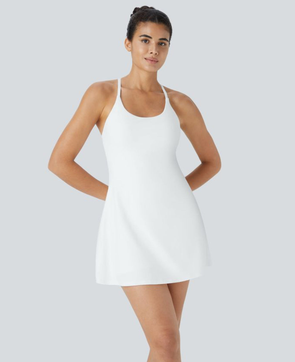 Aira Nord™ | Breeze Comfort Klänning – Sommarklänning med Osynliga Shorts & Gömda Ficka