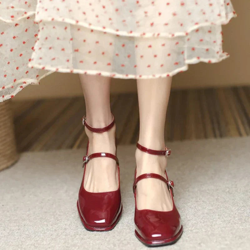 Aira Nord™ | Eleganta Mary Janes med ankelrem